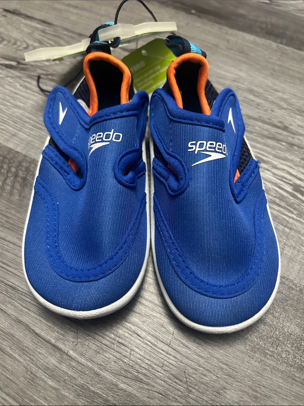 Speedo Kids Blue and Orange Water Shoes